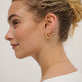 Camile Twist 18K Gold Plated Earrings