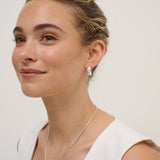 Luna Toggle Sterling Silver Plated Necklace