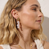 Emigo Pearl 18K Gold Plated Earrings