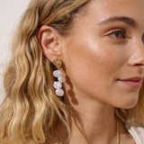 Emigo Pearl 18K Gold Plated Earrings