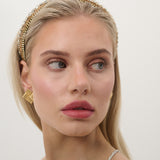 Alannah Square 18K Gold Plated Earrings