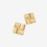 Alannah Square 18K Gold Plated Earrings