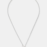 Luna Toggle Sterling Silver Plated Necklace