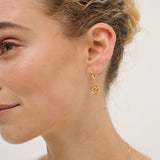 Eclipse 18K Gold Plated Earrings