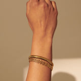 Popcorn Chain 18K Gold Bracelet