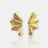 Ginko 18K Gold Plated Earrings