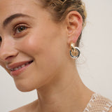 Evie Mix-Metal Plated Earrings