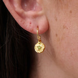 Birthstone 18K Gold Plated Earrings (Nov/Dec/Jan/Feb)