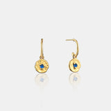 Birthstone 18K Gold Plated Earrings