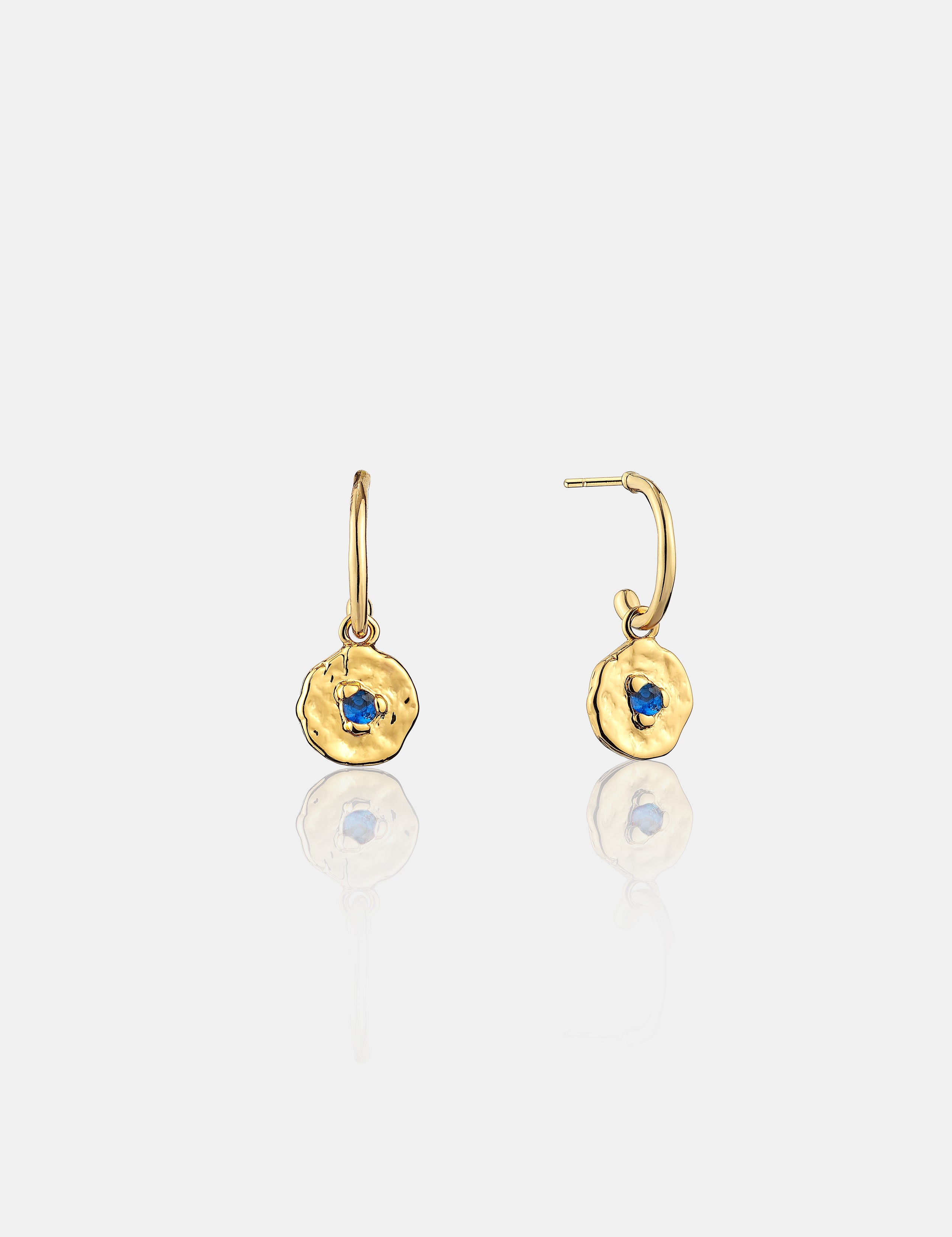 Birthstone 18K Gold Plated Earrings