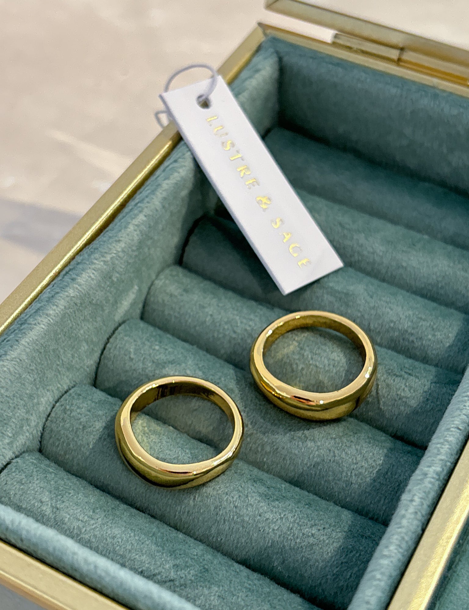 Everyday Classic 18K Gold Plated Ring (2size)