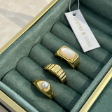 18K Gold Plated Daily Stacker Rings 3set