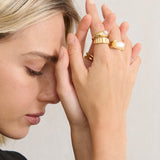 18K Gold Plated Daily Stacker Rings 3set