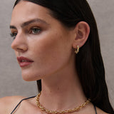 Rope Chain 18K Gold Plated Necklace