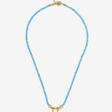 Unity Crystal Beaded Necklace in Blue