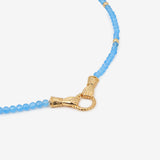 Unity Crystal Beaded Necklace in Blue