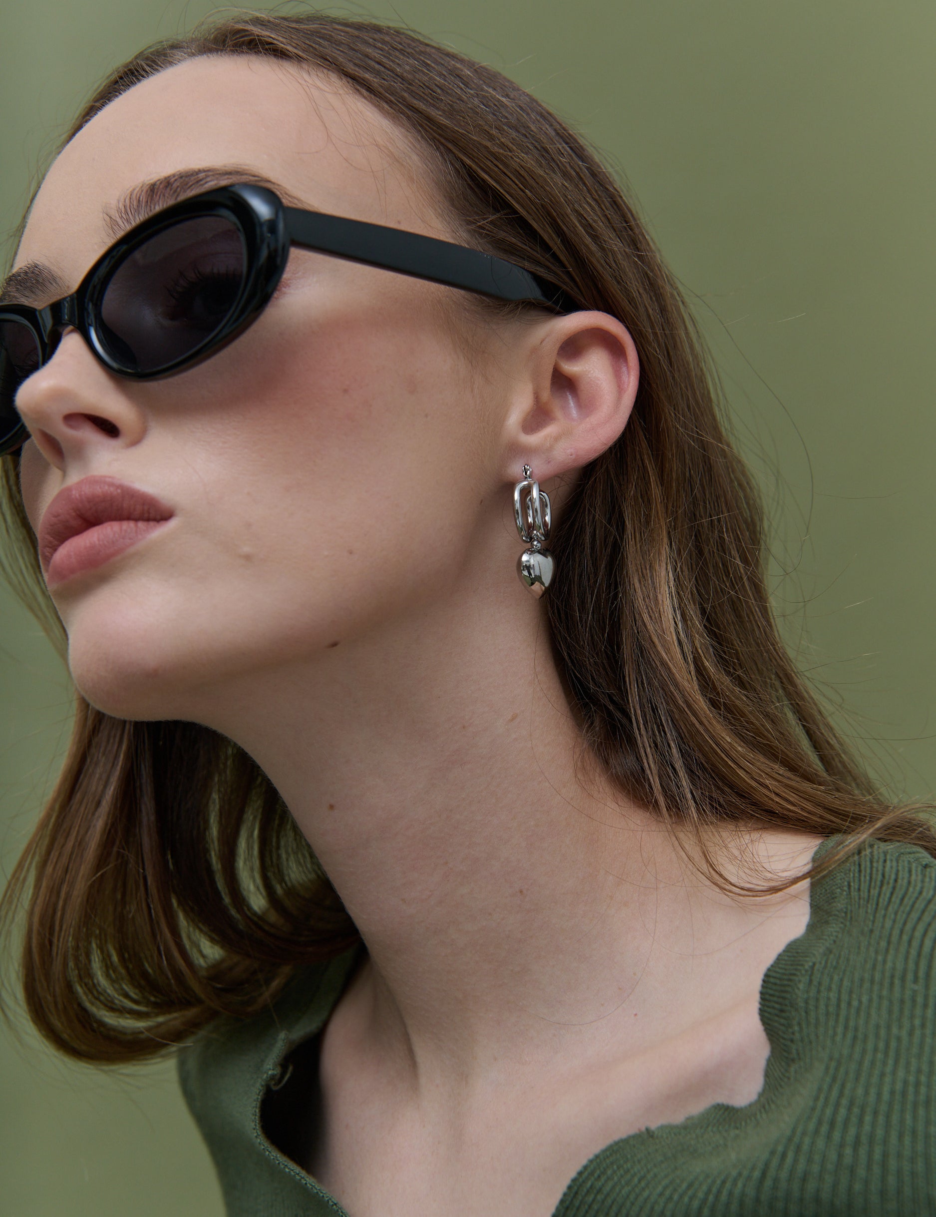 Mardi Oval  Retro Sunglasses (3col)