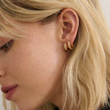 Stilla Diamanté 18K Gold Plated Earrings (Small)