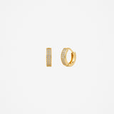 Stilla Diamanté 18K Gold Plated Earrings - Small