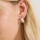 Diamanté Droplet 18K Gold Plated Earrings