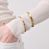 Bianca 18K Gold Plated Chunky Bangle