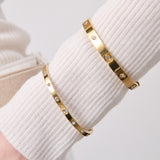 Bianca 18K Gold Plated Chunky Bangle