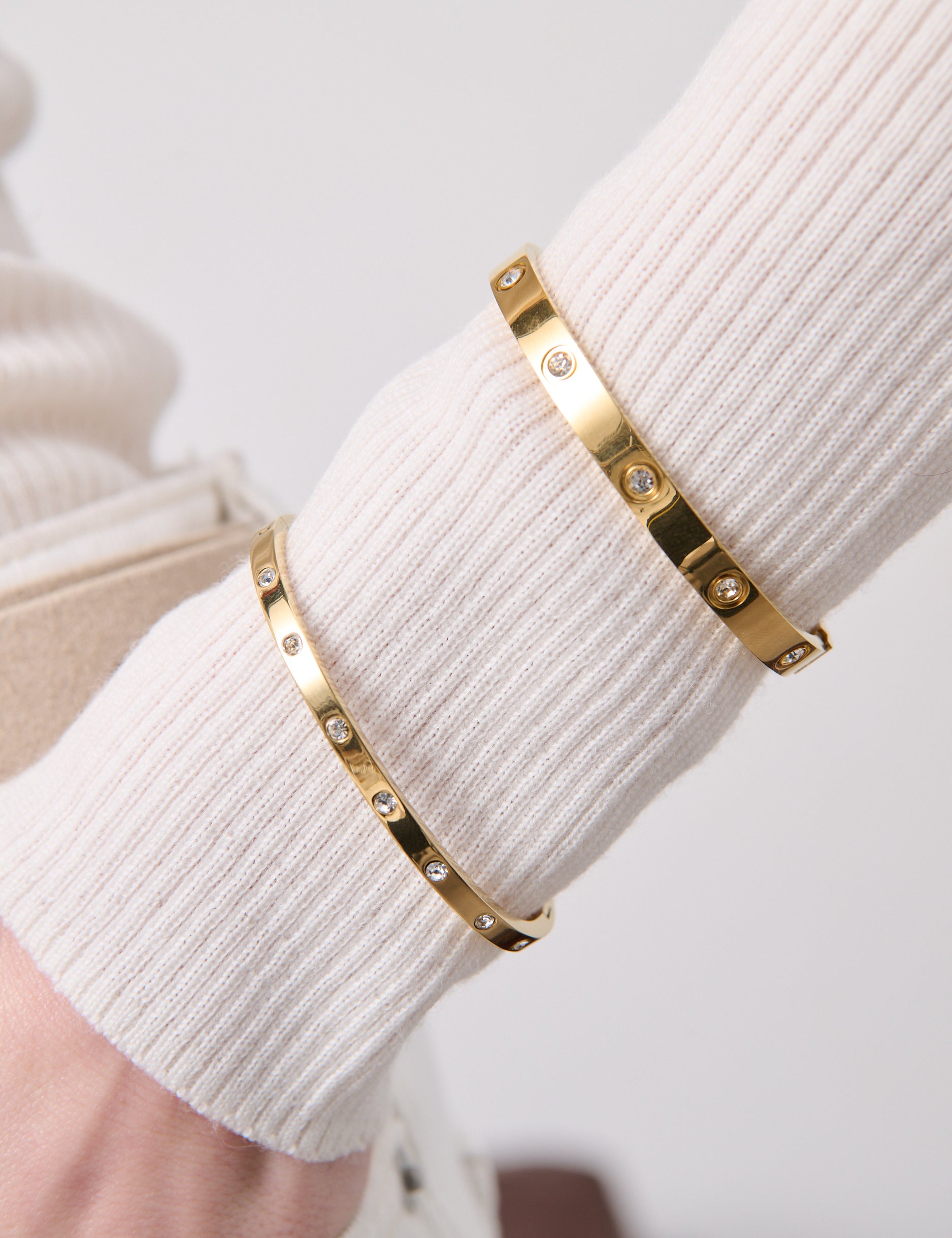 Bianca 18K Gold Plated Chunky Bangle