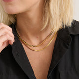 5mm Chain 18K Gold Plated Necklace