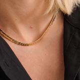 5mm Chain 18K Gold Plated Necklace