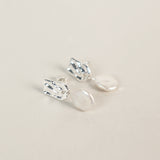 Messina Pearl Sterling Silver Plated Earrings