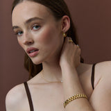 Prahan Link Bracelet in Gold (2 Size Option)