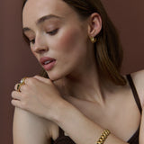 Prahan Link Bracelet in Gold (2 Size Option)