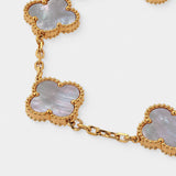 Charlotte 18K Gold Plated Bracelet in Ash