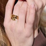 Snake 18K Gold Plated Ring