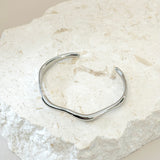 May Skinny Sterling Silver Plated Bangle