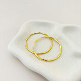 Skinny 18K Gold Plated Bangle 2pcs