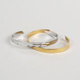 Toro Skinny Open Cuff 18K Gold Plated Bangle