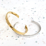 Toro Skinny Open Cuff 18K Gold Plated Bangle