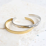 Toro Skinny Open Cuff 18K Gold Plated Bangle