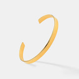 Toro Skinny Open Cuff 18K Gold Plated Bangle