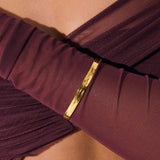 Toro Skinny Open Cuff 18K Gold Plated Bangle