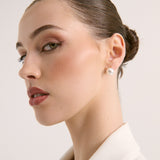 Marisol Glass Pearl 18K Gold Plated Earrings