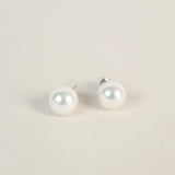 Marisol Glass Pearl 18K Gold Plated Earrings