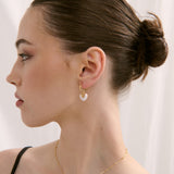 Jules Heart White 18K Gold Plated Necklace