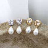 Amélie Bridal 18K Gold Plated Earrings