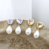 Amélie Bridal 18K Gold Plated Earrings