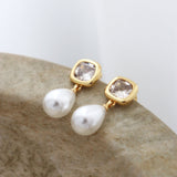 Amélie Bridal 18K Gold Plated Earrings