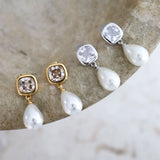 Amélie Bridal 18K Gold Plated Earrings