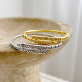 Seren Diamanté 18K Gold Plated Bangle