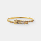 Seren Diamanté 18K Gold Plated Bangle